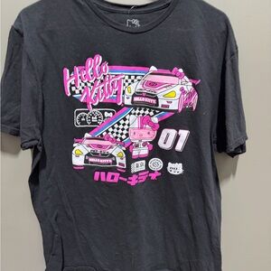 Hello Kitty Kids Graphic T-Shirt - Black and Pink